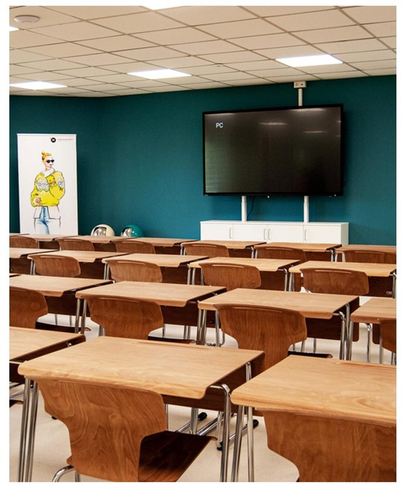 modernes Klassenzimmer in der Au 