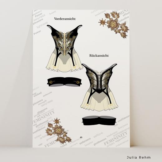 Technische Zeichnung Modedesign