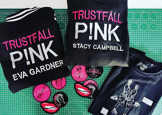 pink fan merchandising