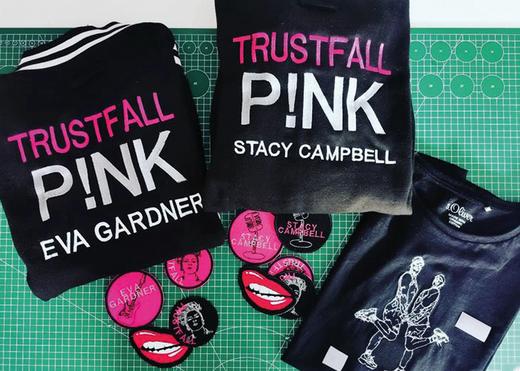 pink fan merchandising