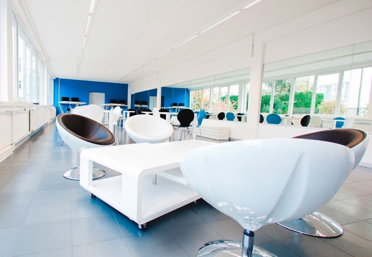 die Lounge der Modefachschule Sigmaringen