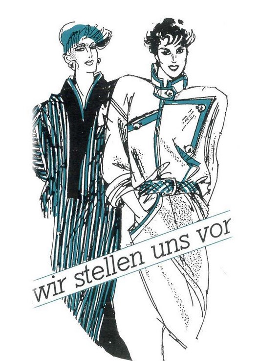 Modeillustration aus den 90ziger
